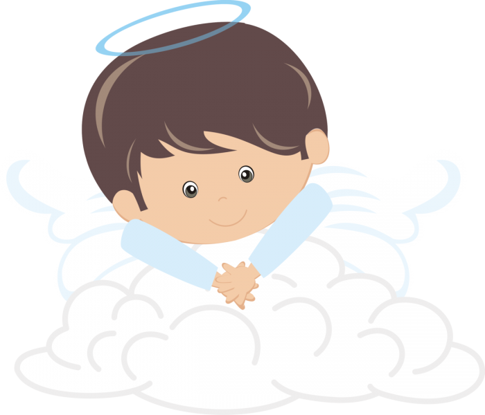 Angel Para Bautizo Png - Baptism Angel Clipart Png Transparent Png (700x600), Png Download