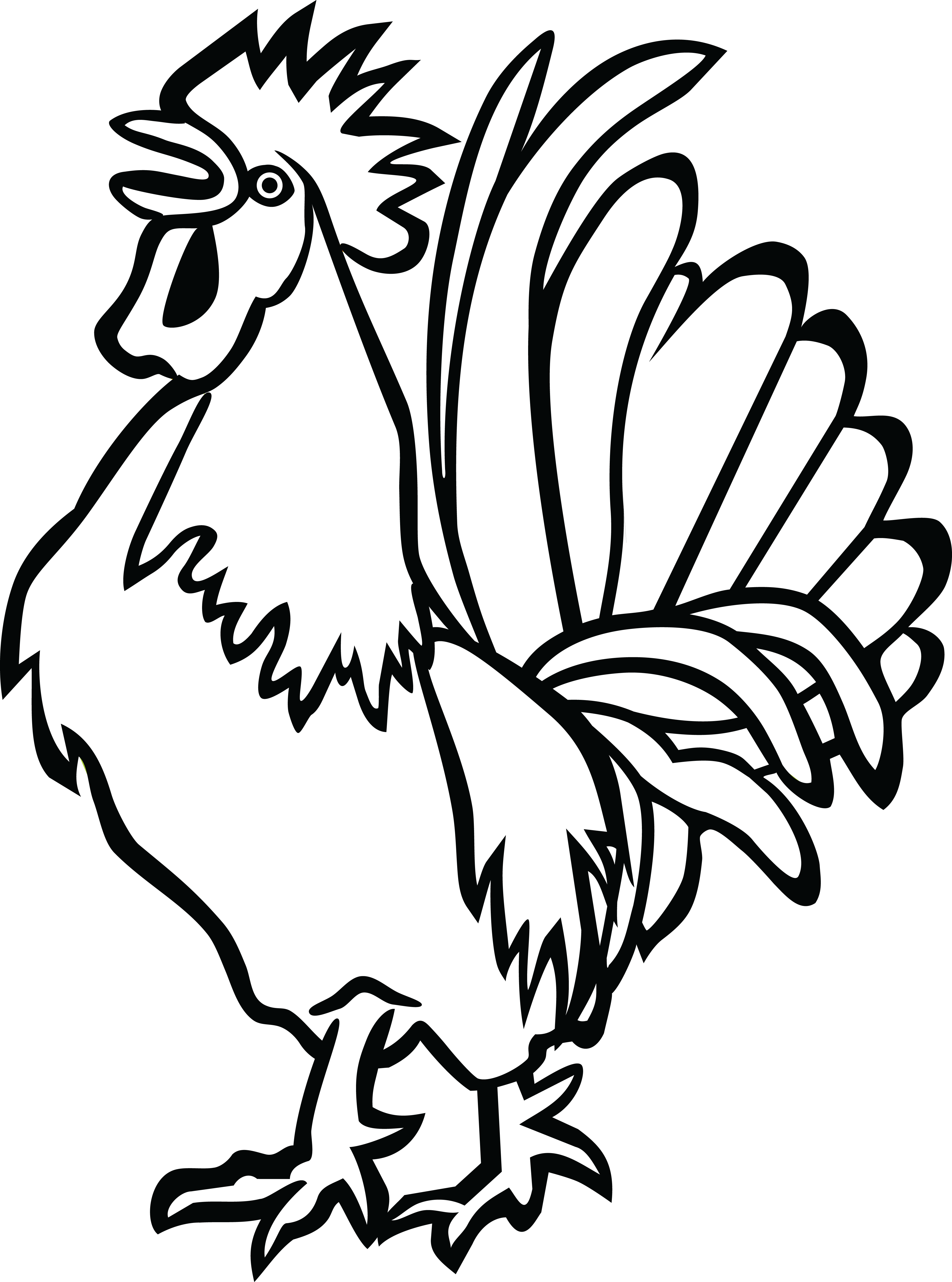 Rooster Clipart Cool - Dont Be A Cock Sucker - Png Download (4000x5380), Png Download