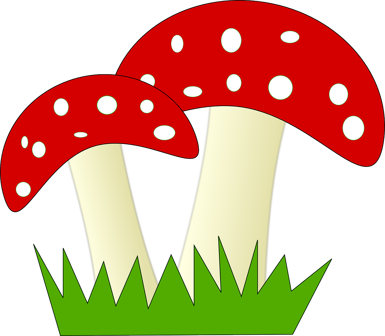 Small - Mushroom Clipart - Png Download (600x524), Png Download