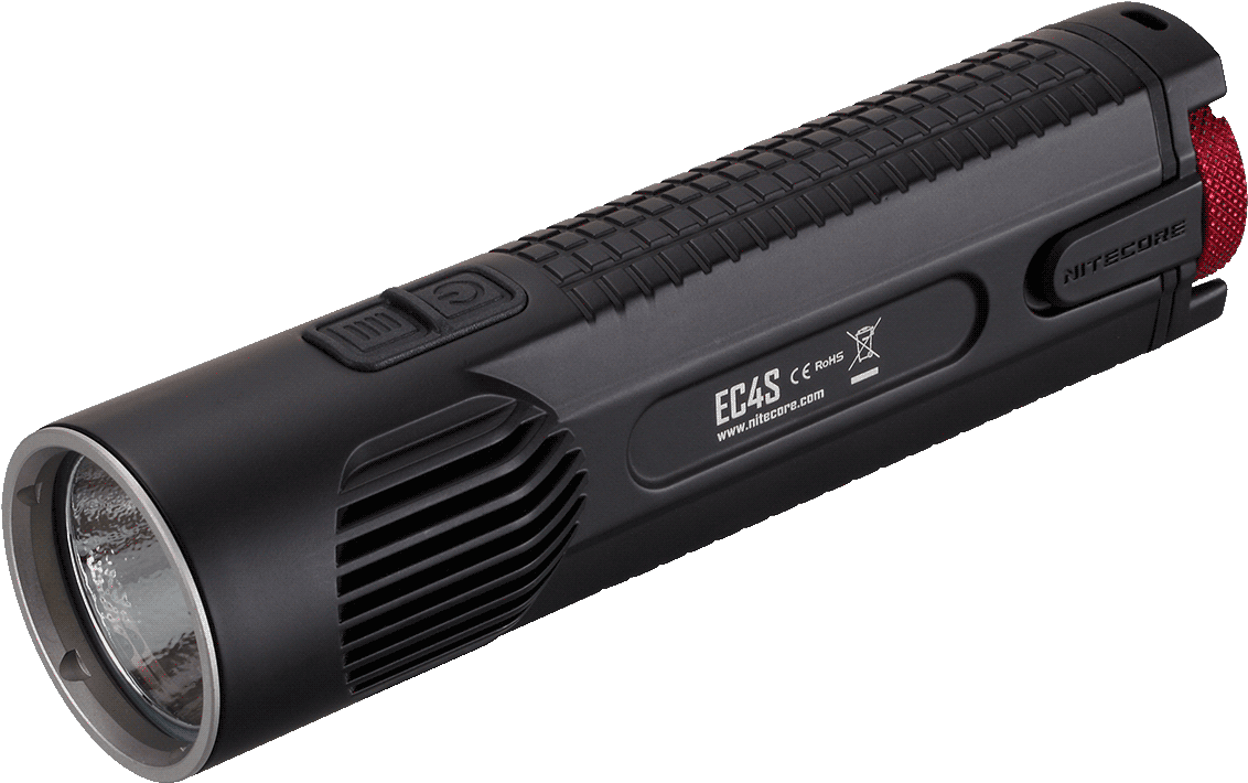 Nitecore Ec4s 2x 18650 / 4x Cr123 2150 Lumens Cree - Nitecore Ec4s Clipart (1200x1200), Png Download