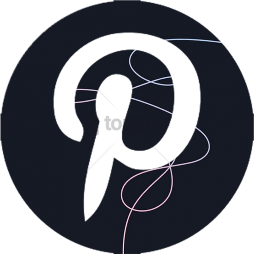 Free Png Pinterest Icon Transparent Black Bts Btarmy - Picsart Icon Black Png Clipart (850x850), Png Download