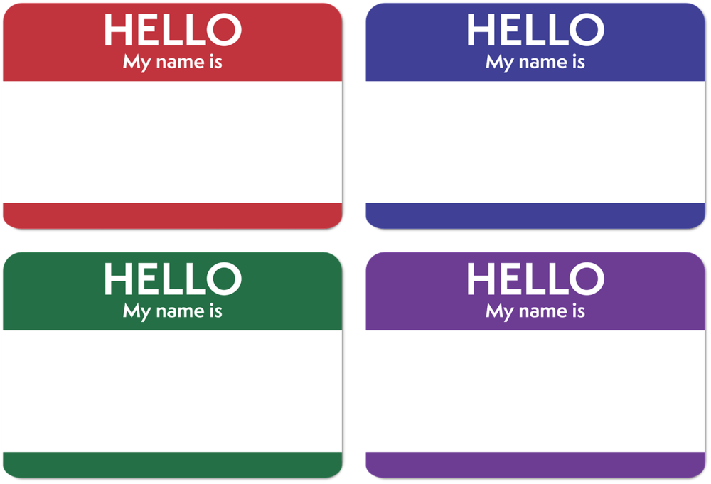 Hello My Name Is Png - Name Tag For Students Clipart (1000x681), Png Download