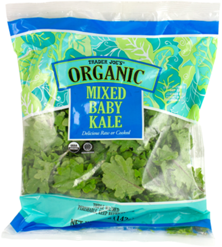 53270 Organic Mixed Baby Kale Di - Organic Baby Kale Trader Joe's Clipart (800x540), Png Download