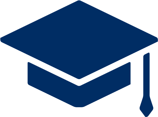 Education - Education Icon Dark Blue Clipart - Large Size Png Image
