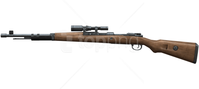 Free Png Download Classic Wooden Sniper From Side Png - Kar 98 Gun Png Clipart (850x479), Png Download