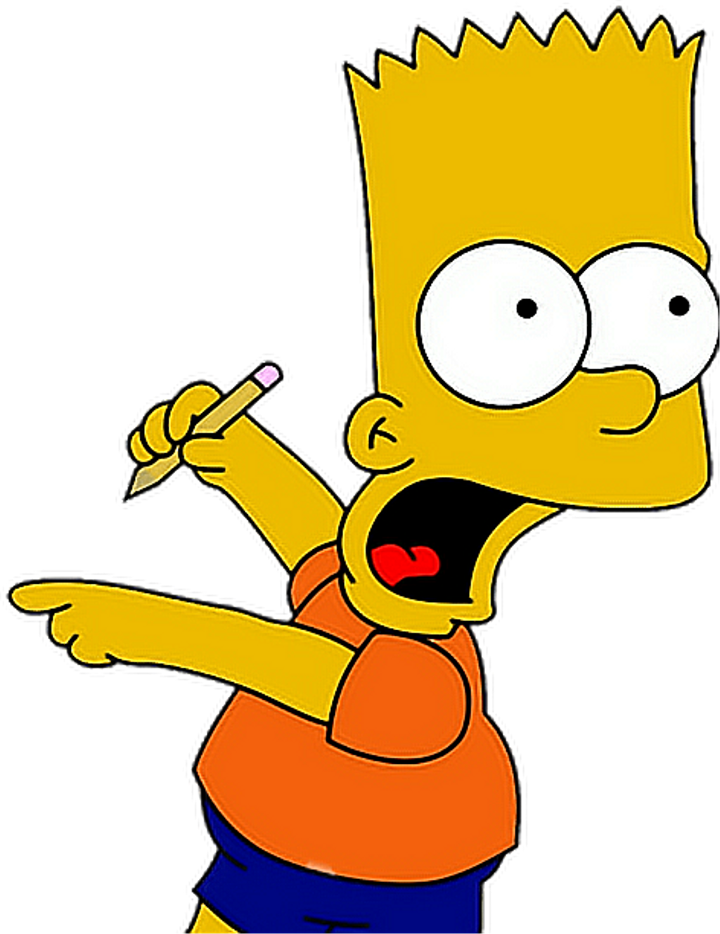 #simpsons #cartoon #yellow #png #stickers #swag #supreme - Bart Simpson Png Clipart (1024x1328), Png Download