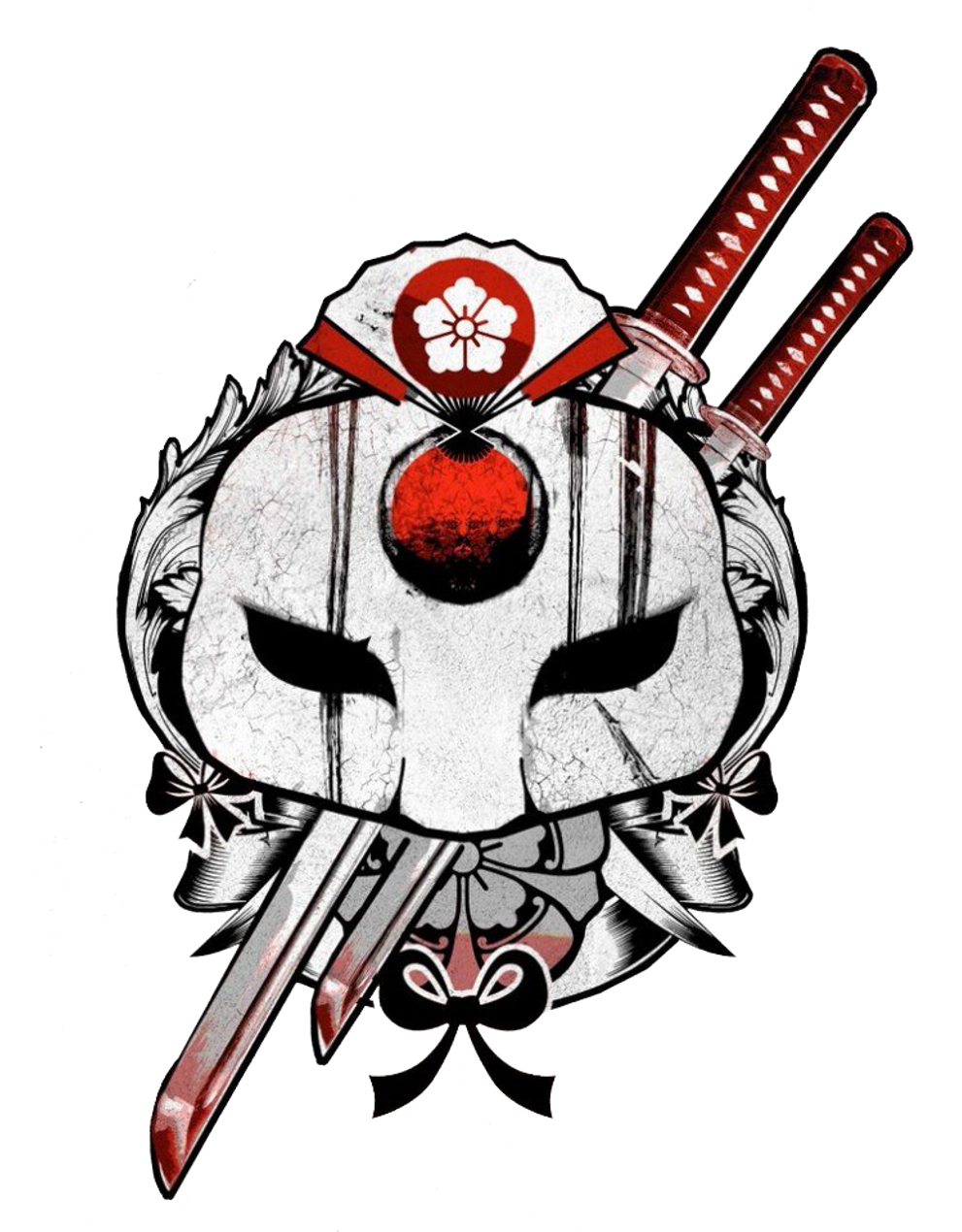 Report Abuse - Suicide Squad Katana Logo Clipart (1024x1269), Png Download