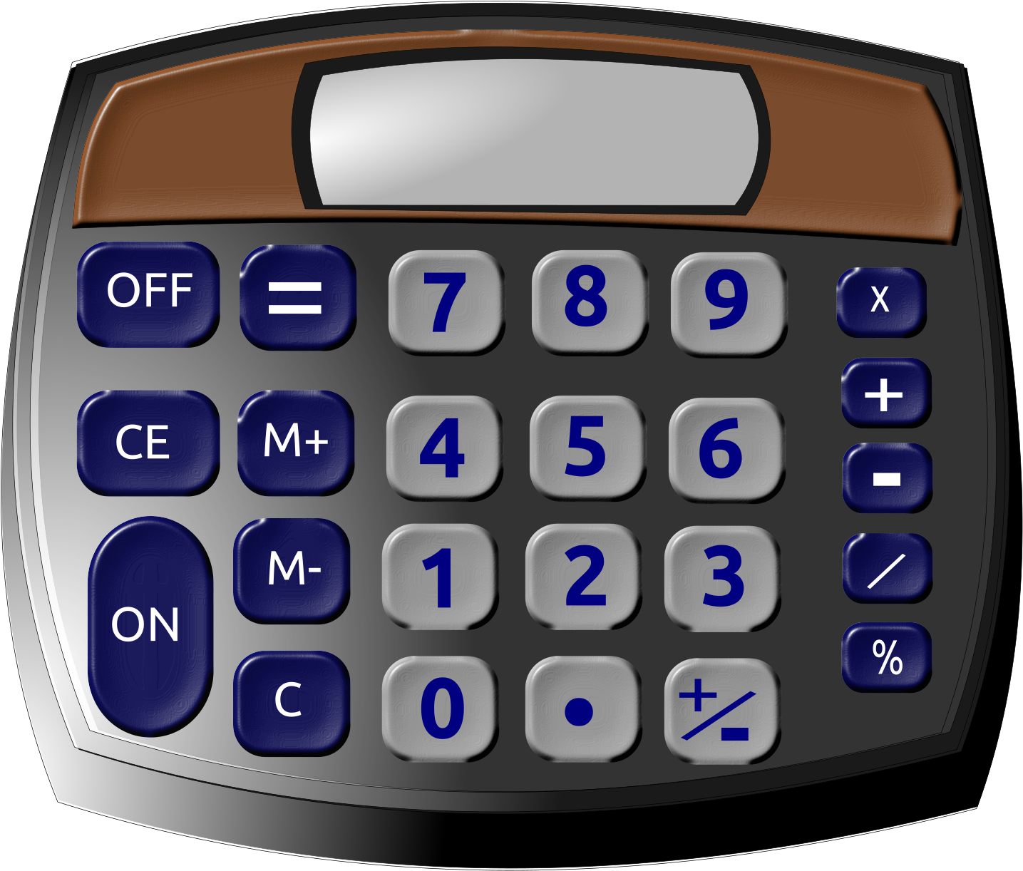 Big Image - Calculator Clipart (2400x1354), Png Download
