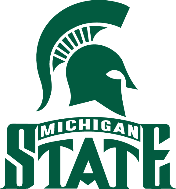Michigan State University - Michigan State College Football Logo Clipart (577x621), Png Download