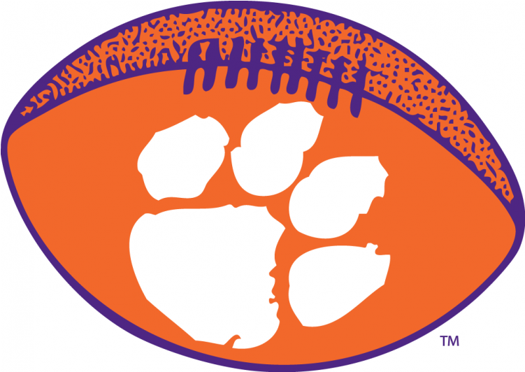 Clemson Tigers Iron On Stickers And Peel-off Decals - Clemson Tigers Clipart (750x930), Png Download