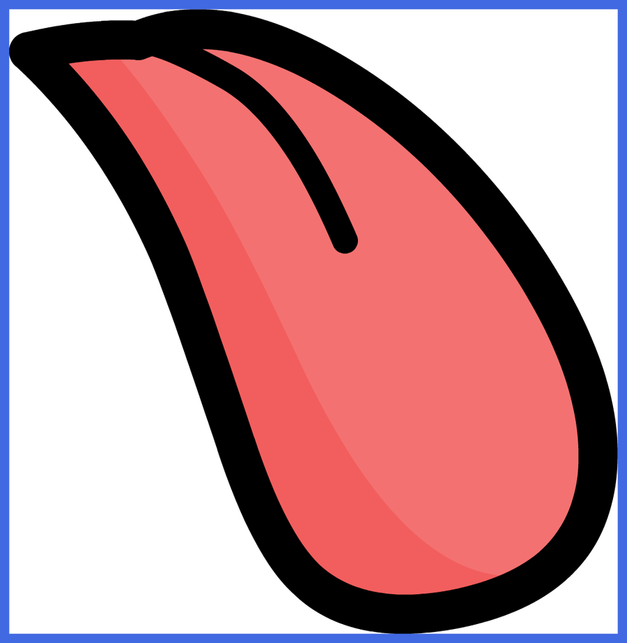 Appealing Image Result For Long Tongue Clip Art Shelter - Png Download (900x922), Png Download