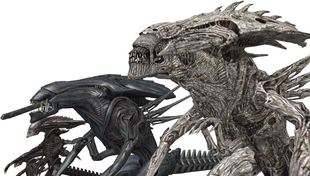 Comparison Shots - Ancient Queen Alien Clipart (1024x576), Png Download