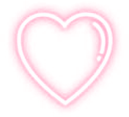 Heart Sticker Stickers Cute Glow Glowing Pink Light - Heart Clipart (1245x1000), Png Download