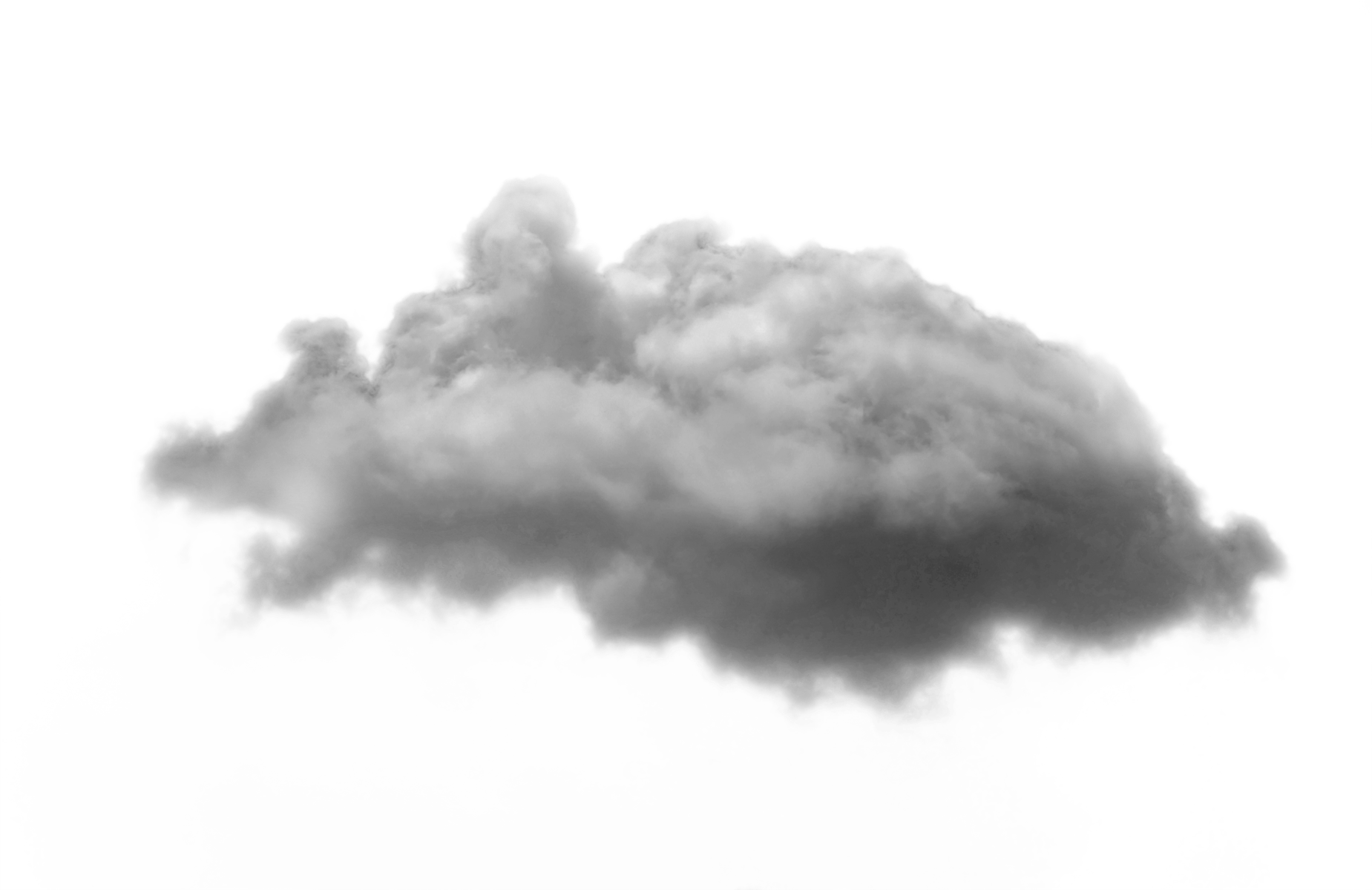 Nubes Negras Png - Cloud Png Clipart (1849x1200), Png Download
