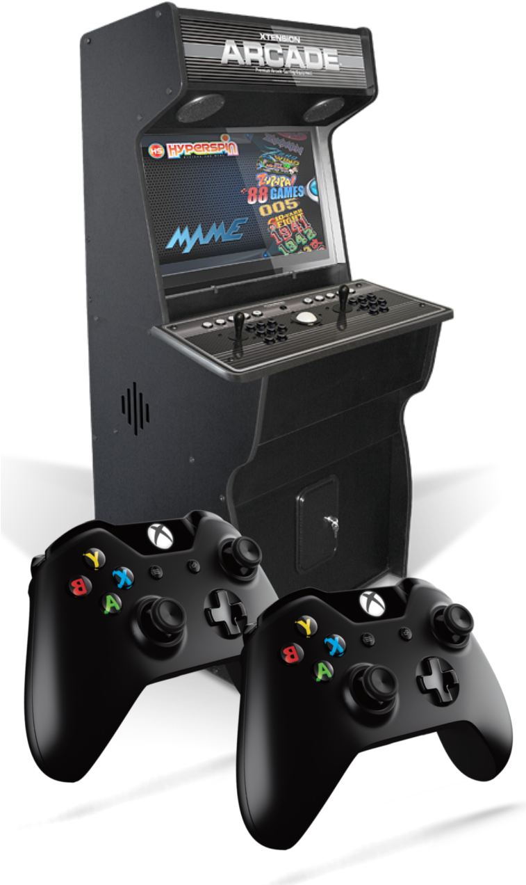 Game Media - Arcade Machine Xbox 360 And Ps3 Clipart (756x1293), Png Download
