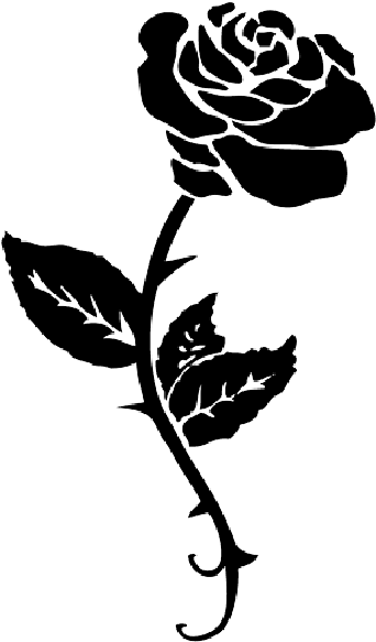 Black Rose Tattoo - Transparent Rose Tattoo Png Clipart (957x600), Png Download