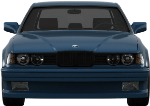 Bmw 7 Series'86 By - Bmw 7 Series Clipart (1004x373), Png Download