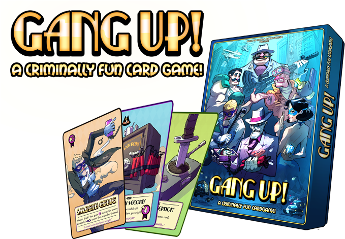 Clipart Gang Up A Criminally Fun Card Game - Kickstarter Card Games - Png Download (700x525), Png Download