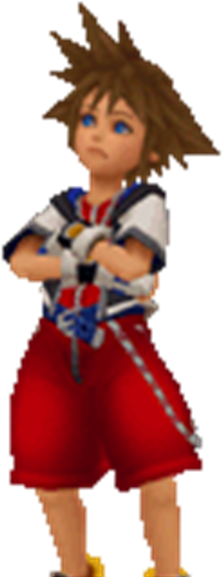 View Samegoogleiqdbsaucenao Thinking Sora , - Kingdom Hearts Re Coded Clipart (476x870), Png Download