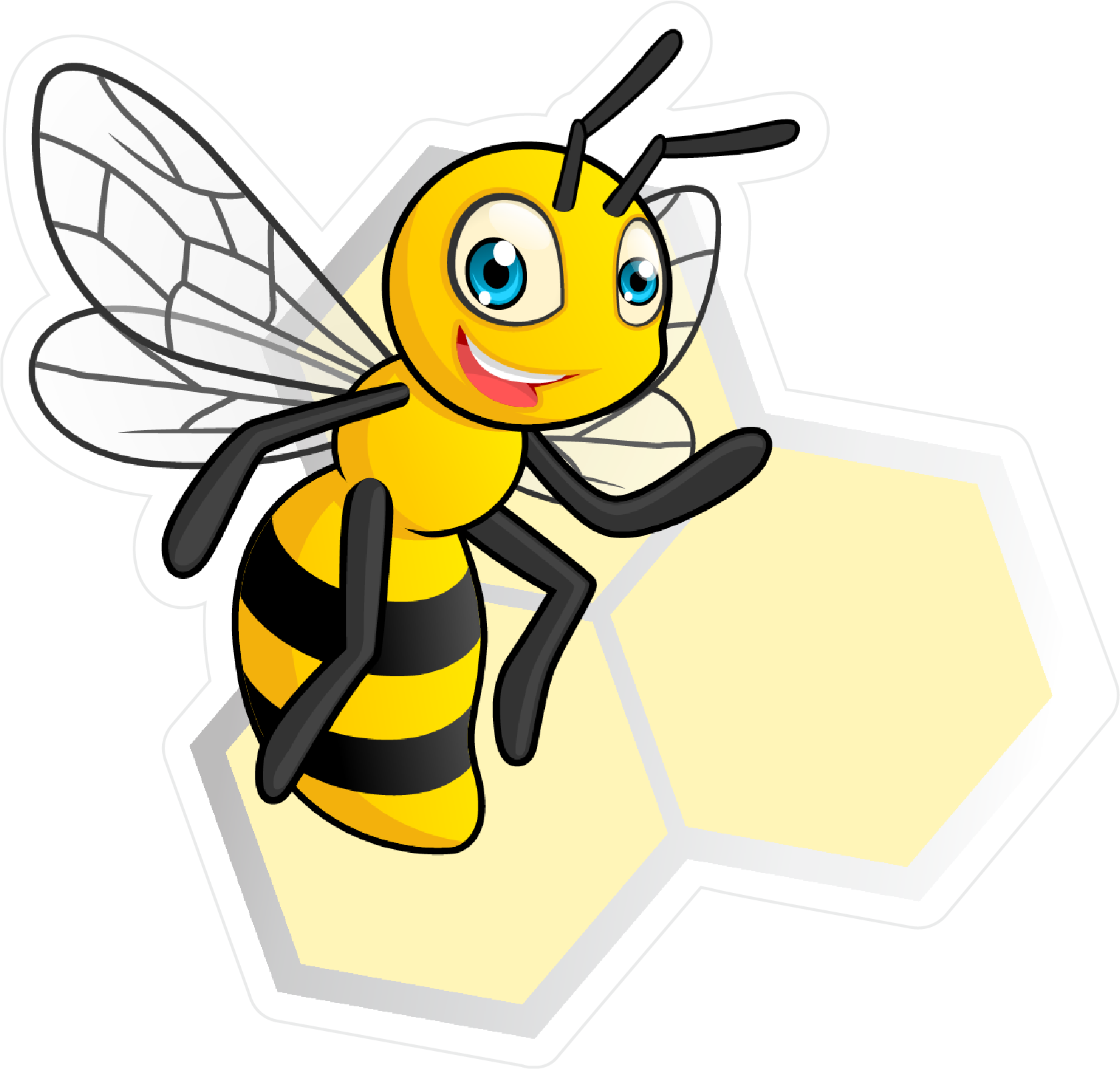 1679 X 1603 3 - Honey Bee Logo Clipart (1679x1603), Png Download