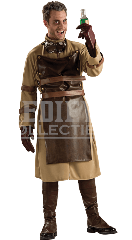 Adult Mad Scientist Costume Clipart (850x850), Png Download
