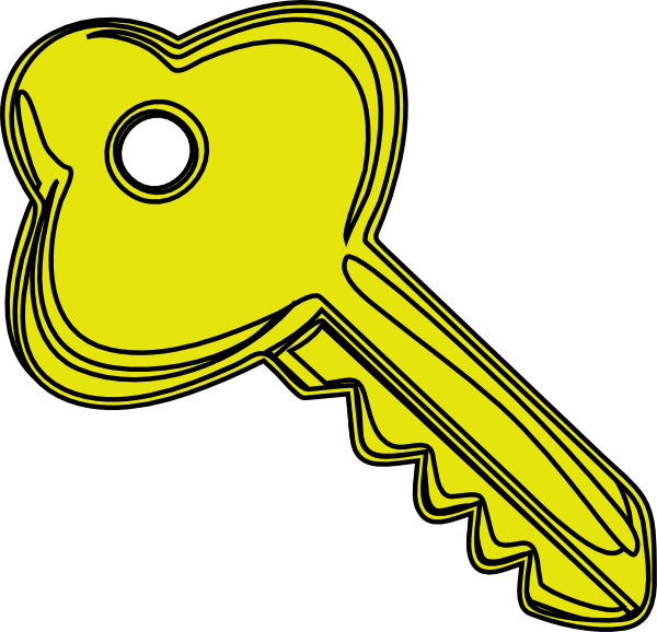 Skeleton Key Clip Art Clipart - Clipart Images Of Key - Png Download (600x578), Png Download
