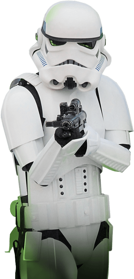 Stormer Trooper 1 Left - Robot Clipart (524x1005), Png Download
