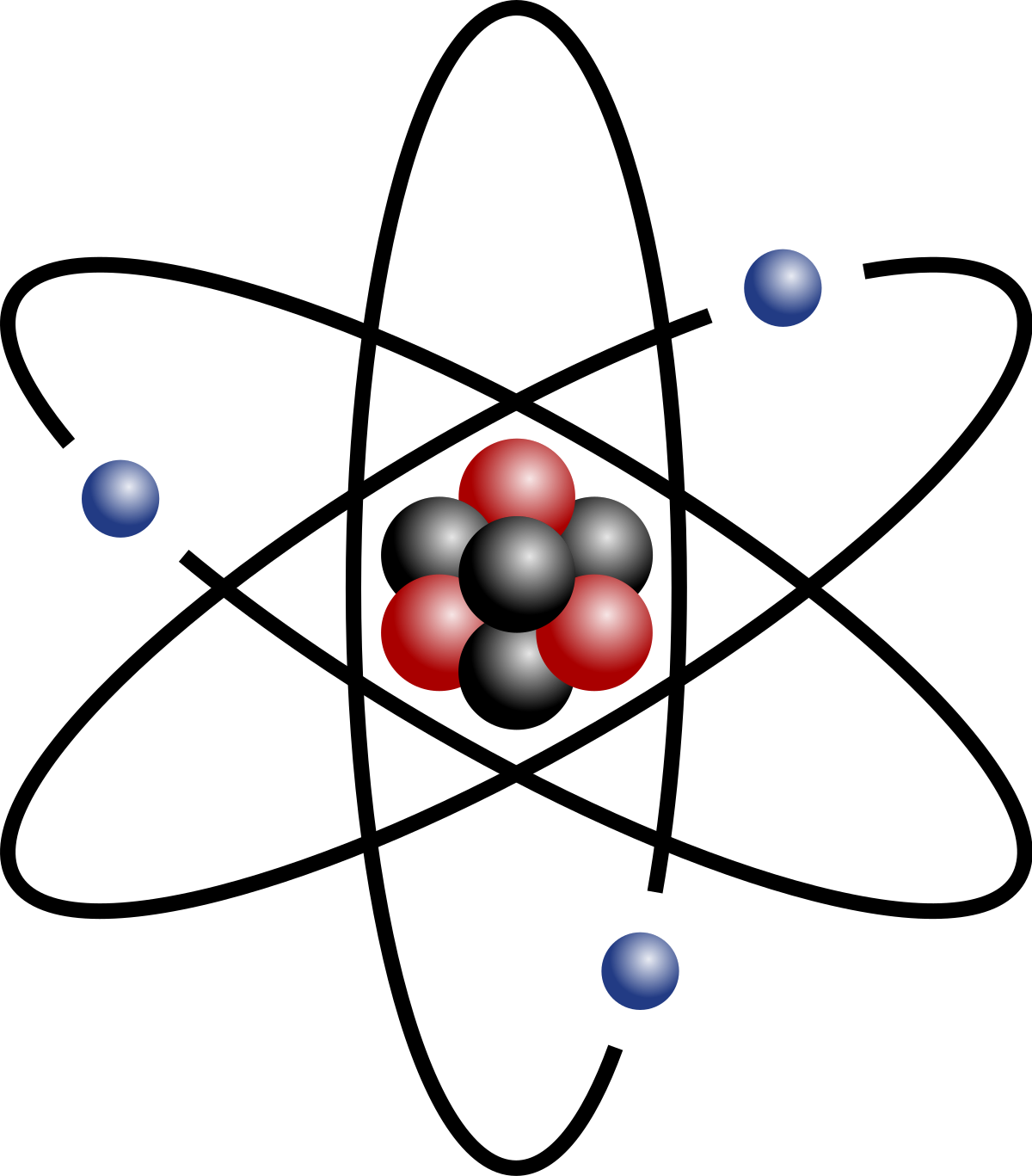 1200 X 1367 3 - Modelo Atomico Actual Wikipedia Clipart (1200x1367), Png Download