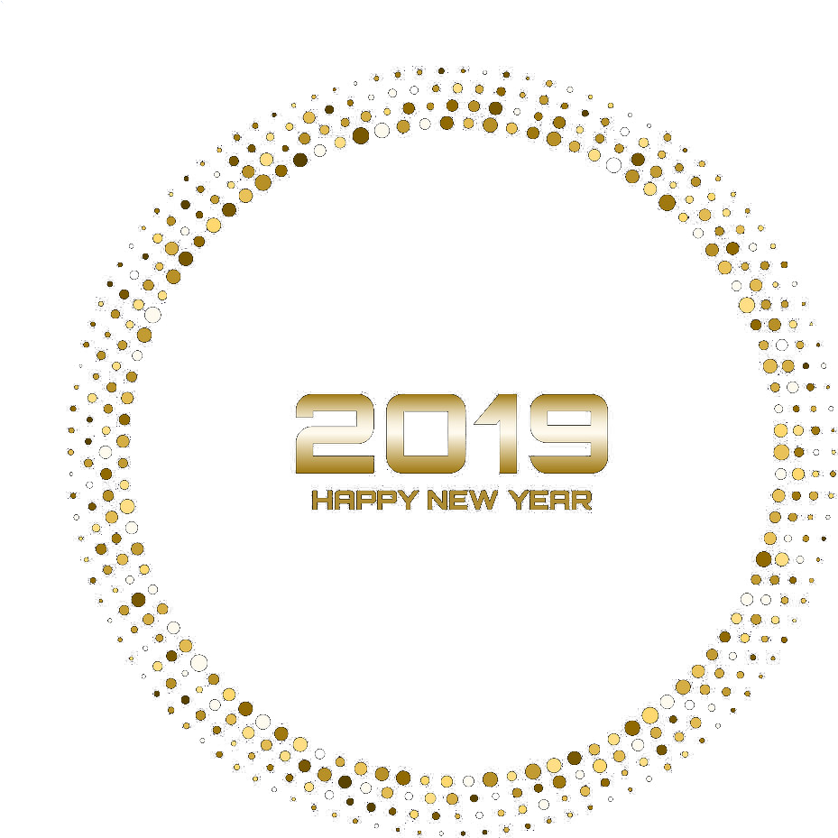 Happy New Year 2019 Png Background Clipart (1000x1080), Png Download