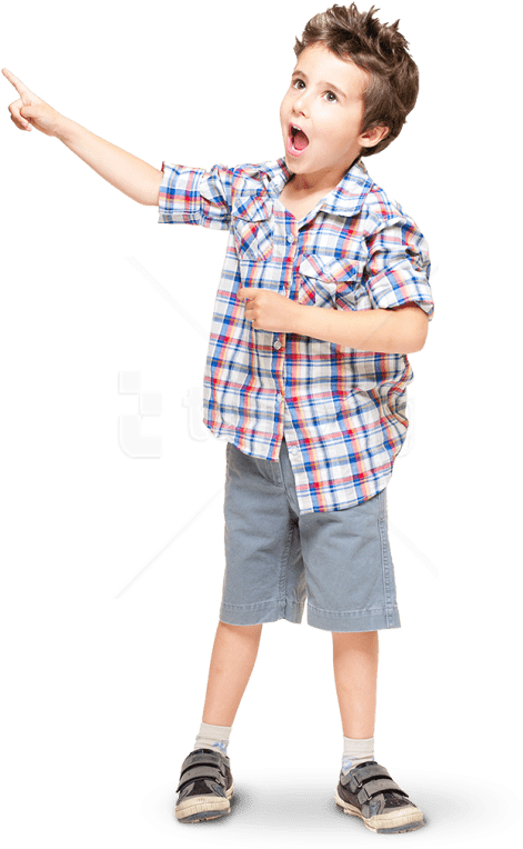 Free Png Download Child Wow Png Images Background Png - Kid Standing Pointing Clipart (481x768), Png Download