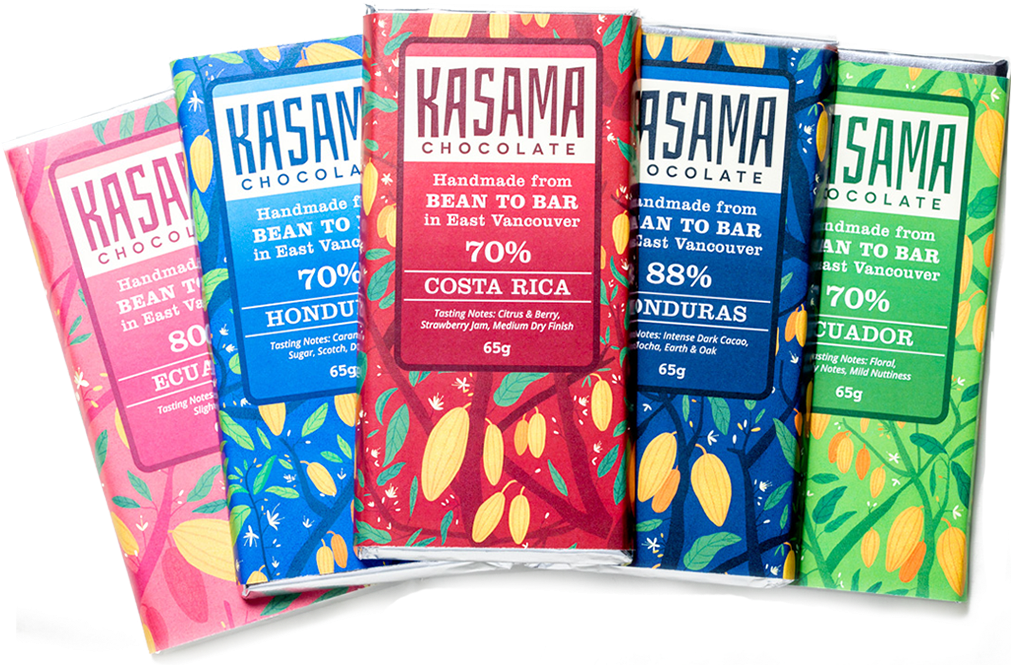 Kasama Chocolate Bars - Bean To Bar Chocolate Clipart (1024x683), Png Download