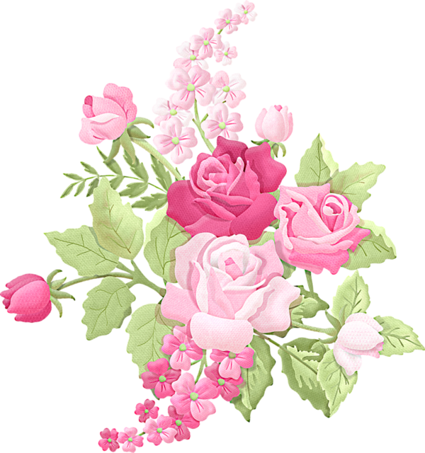Floral Clipart Kate Spade - Kate Spade Flowers Transparent - Png Download (600x640), Png Download