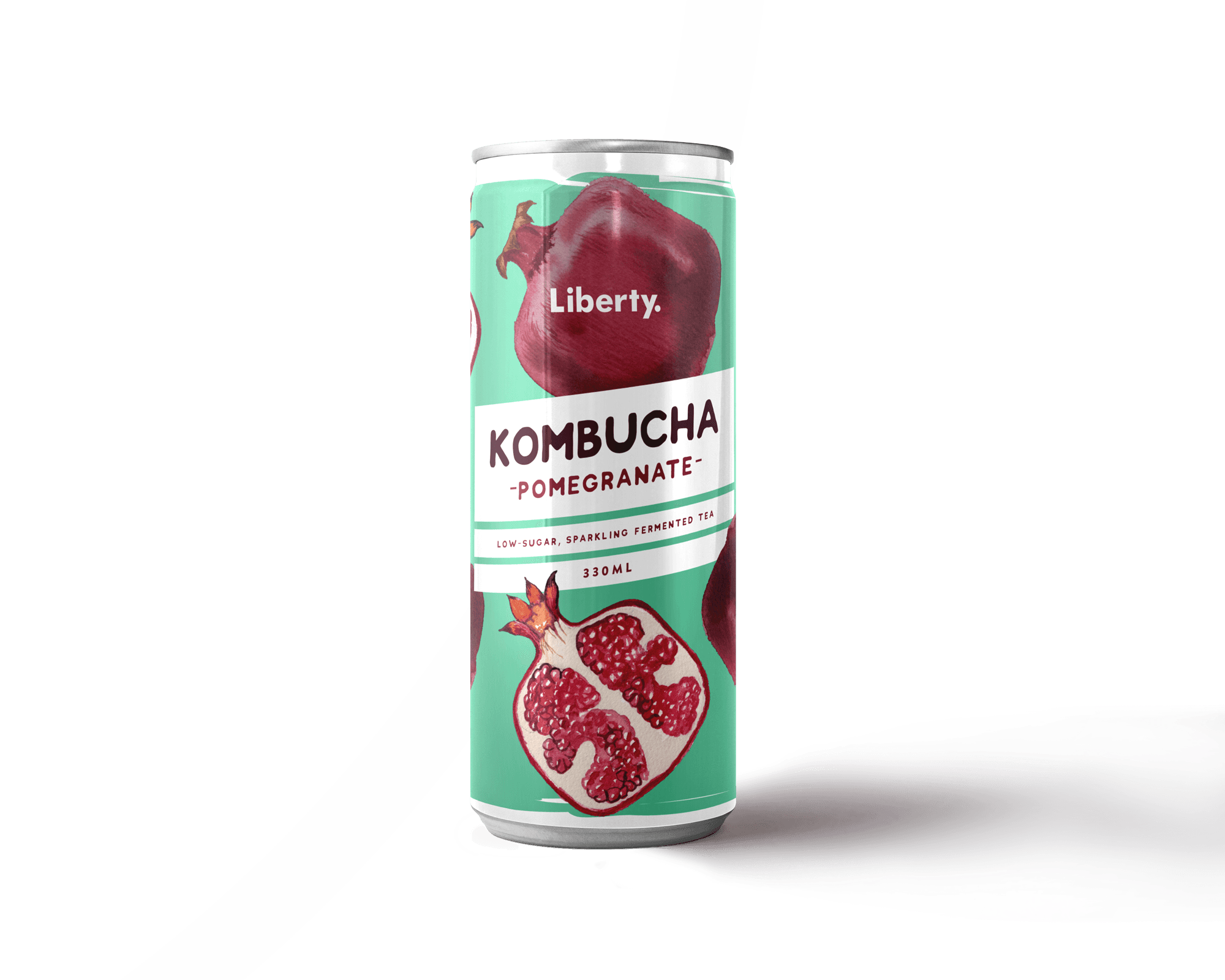 Pomegranate - Liberty Kombucha Clipart (2000x1600), Png Download