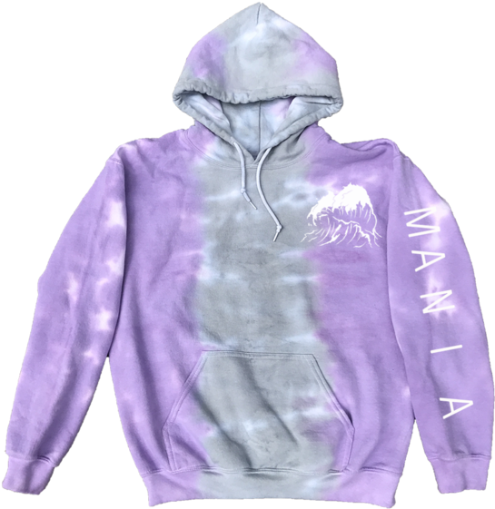Mania Tie Dye Hoodie - Fall Out Boy Mania Hoodie Clipart (600x600), Png Download