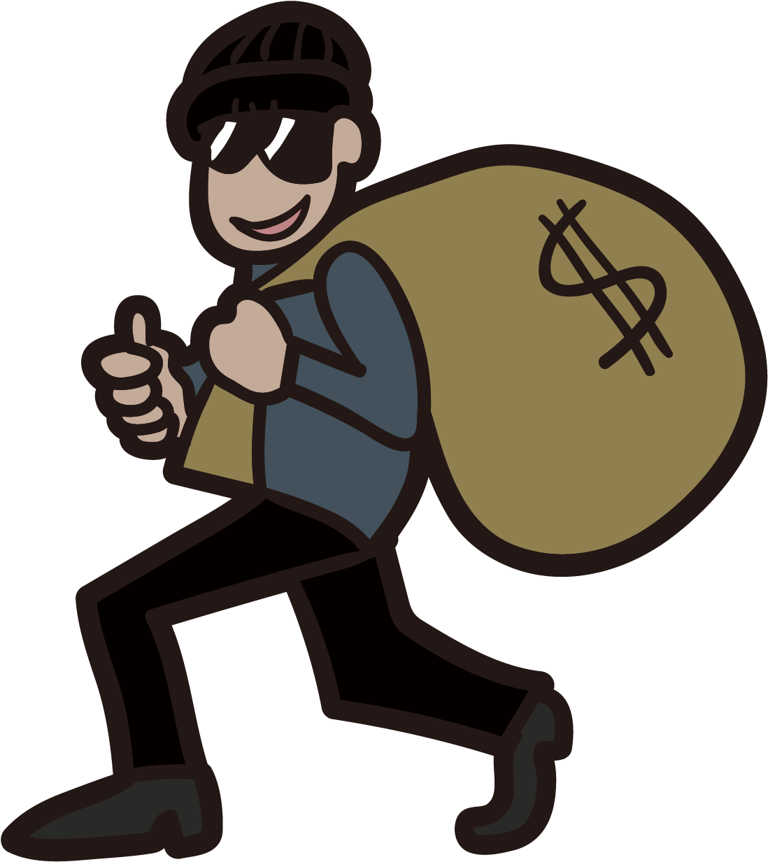 Download Thief, Robber Png - Transparent Background Robber Cartoon ...