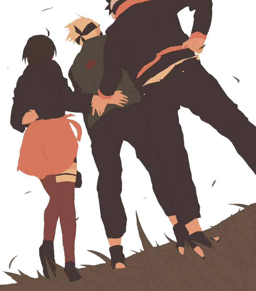 Disclaimer - Rin And Obito Fanart Clipart (820x933), Png Download