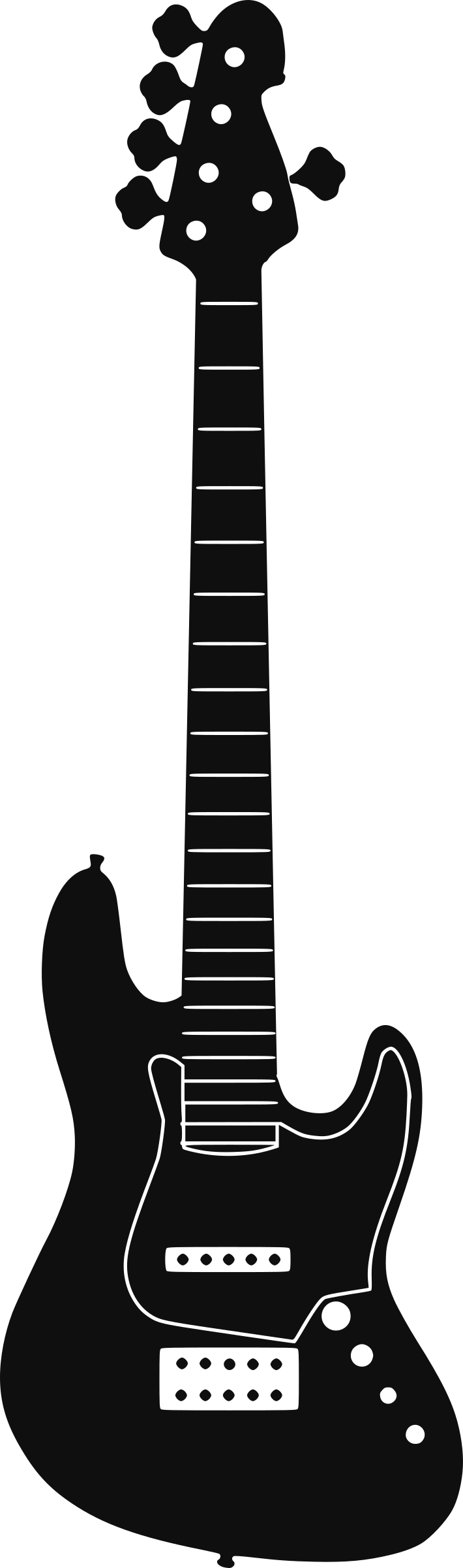 This Free Icons Png Design Of Bass Guitar Sandberg Clipart (710x2400), Png Download
