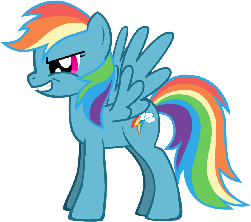 Dash Can See You Clop By Brainbow-dash - Rainbow Dash Stallion Clipart (878x779), Png Download