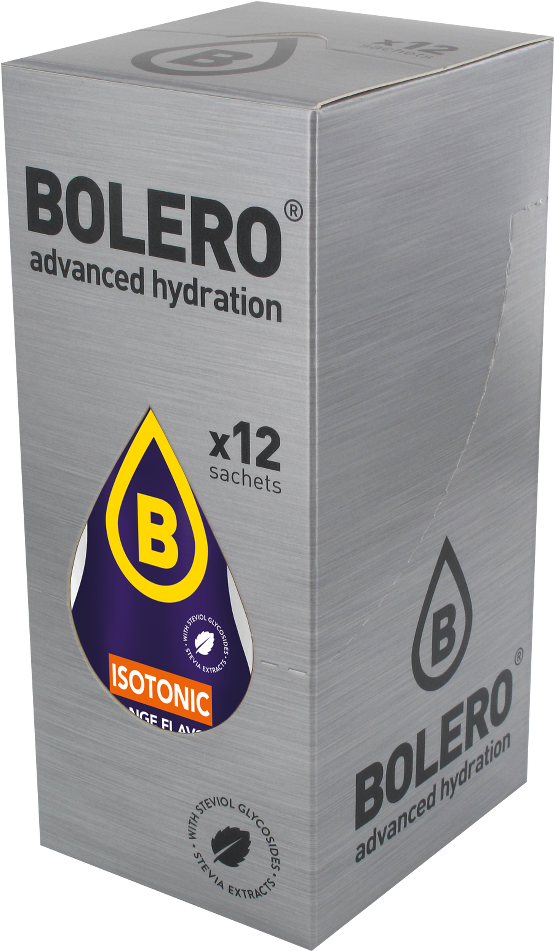 12 X Bolero Powdered Drinks Isotonic 9 G - Box Clipart (1000x1000), Png Download