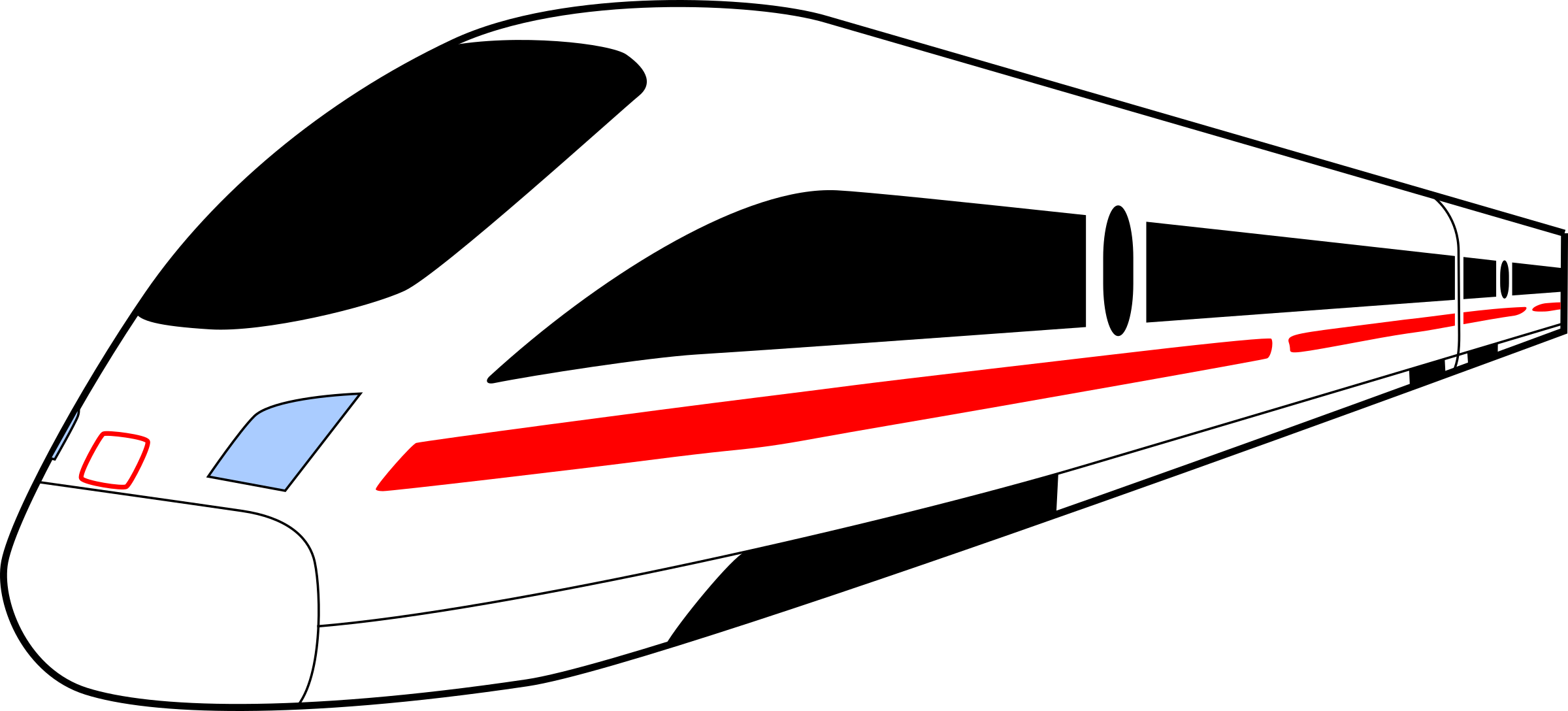 This Free Icons Png Design Of Ice-train Clipart (2400x1088), Png Download