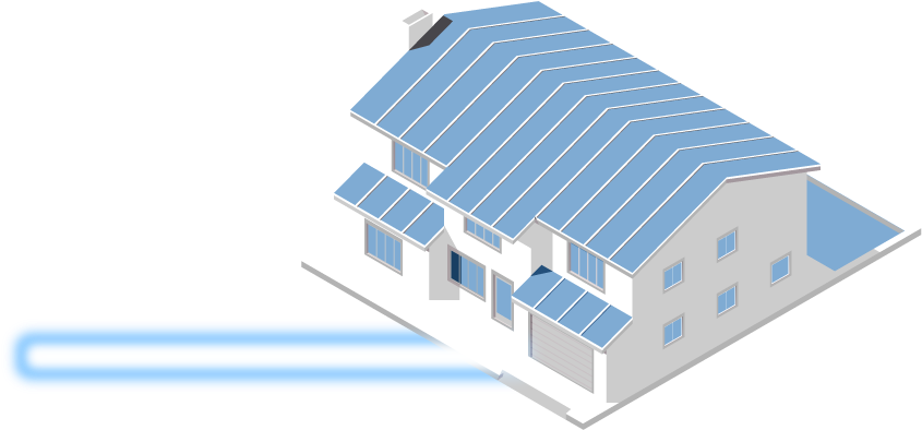 Fibre To The Home - House Clipart (940x450), Png Download