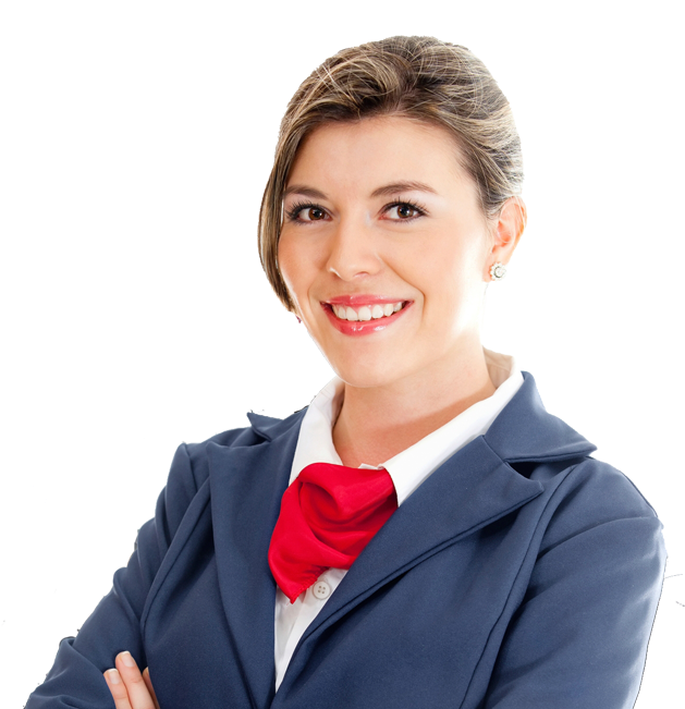 Flight Attendant Png Clipart - Flight Attendant Transparent Png (658x650), Png Download