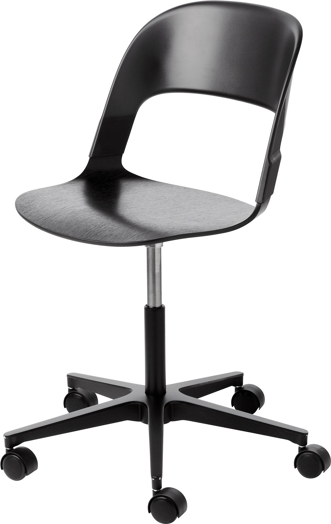 Pair Chair Benjamin Hubert Black Powder Coated Star - Cadeira Gamer Thunderx3 Tgc12 Preto Clipart (1600x1840), Png Download