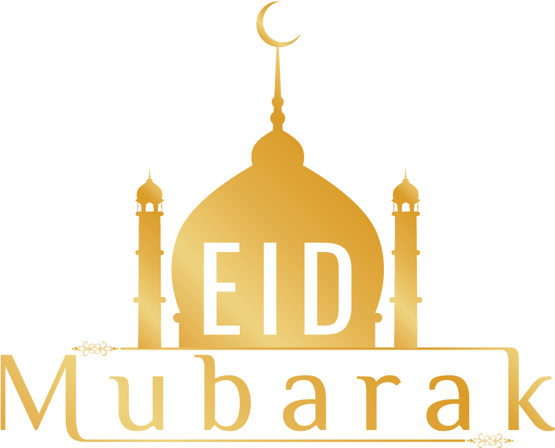 How To Download New Eid Backgrounds And Eid Png Text - Mosque Clipart (1000x1000), Png Download