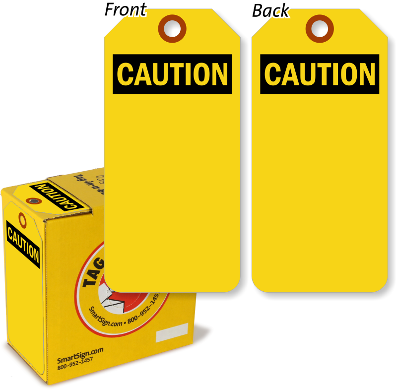 Caution Lockout Tag With Fiber Patch - Service Tag Hvac Clipart (800x800), Png Download