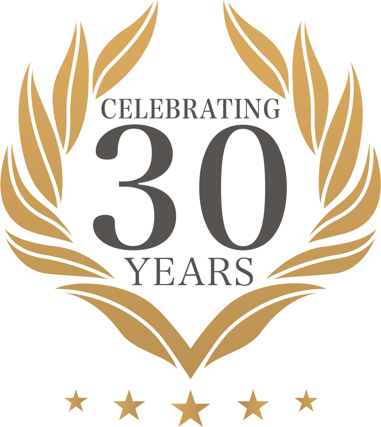 Celebrating 30 Years - Celebrating 30 Years Logo Clipart (1269x1431), Png Download