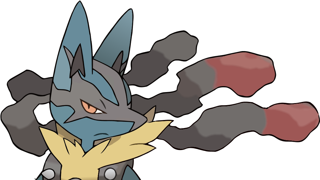 A Picture Of Mega-lucario - Mega Evolution Pokemon Lucario Clipart (1083x616), Png Download