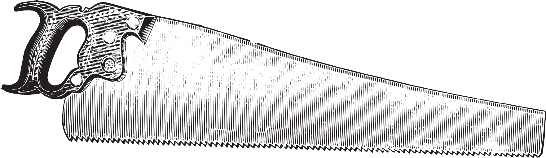 Hand-saw - Two-man Saw Clipart (1800x1800), Png Download