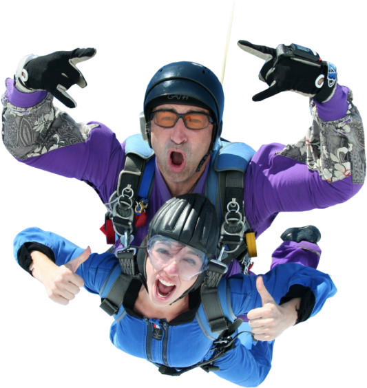 Skydive Airtight Featured On - Sky Diving No Background Clipart (550x580), Png Download