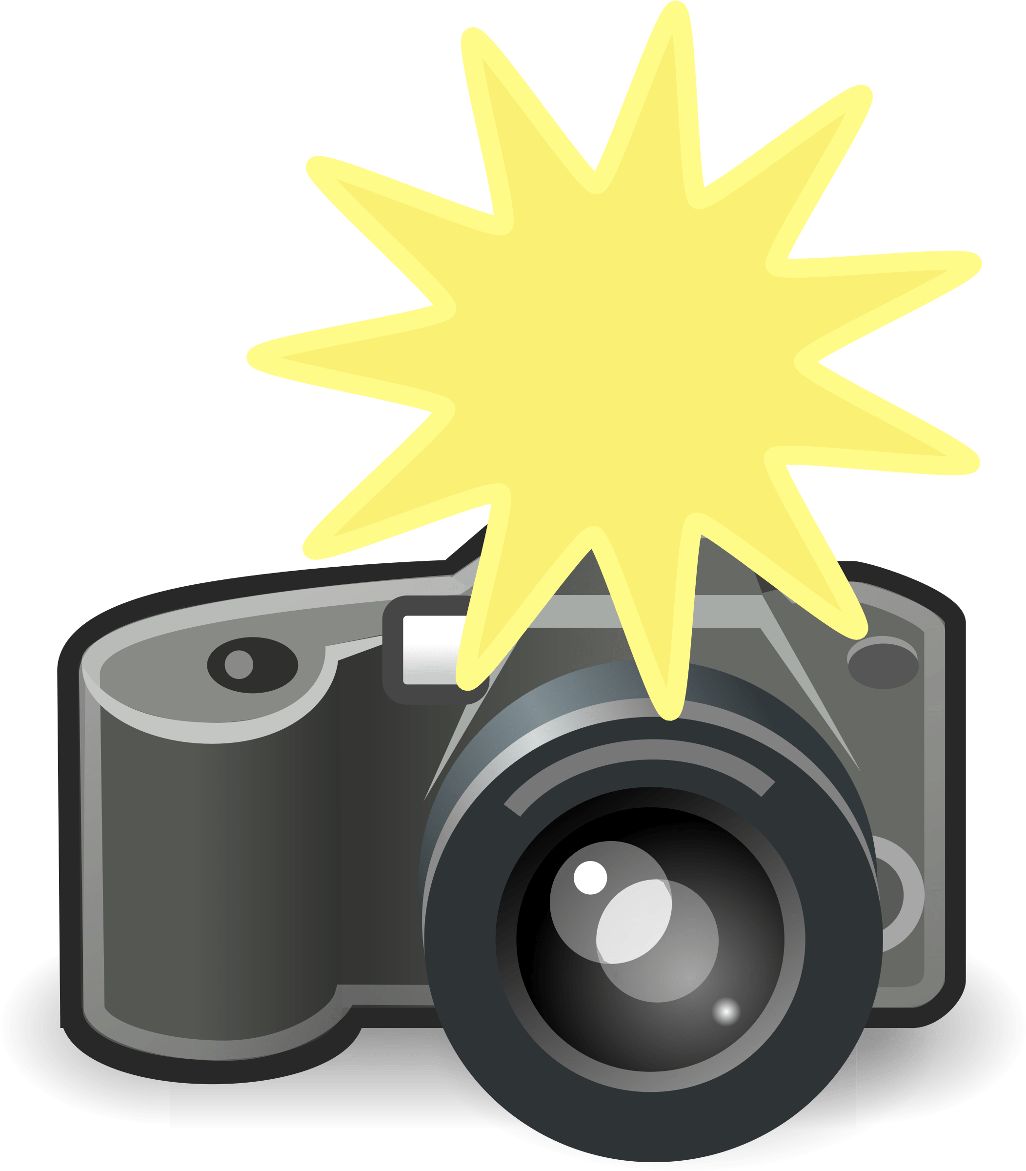 View large size Camera Flash Clip Art - Camera Clip Art Transparent B...